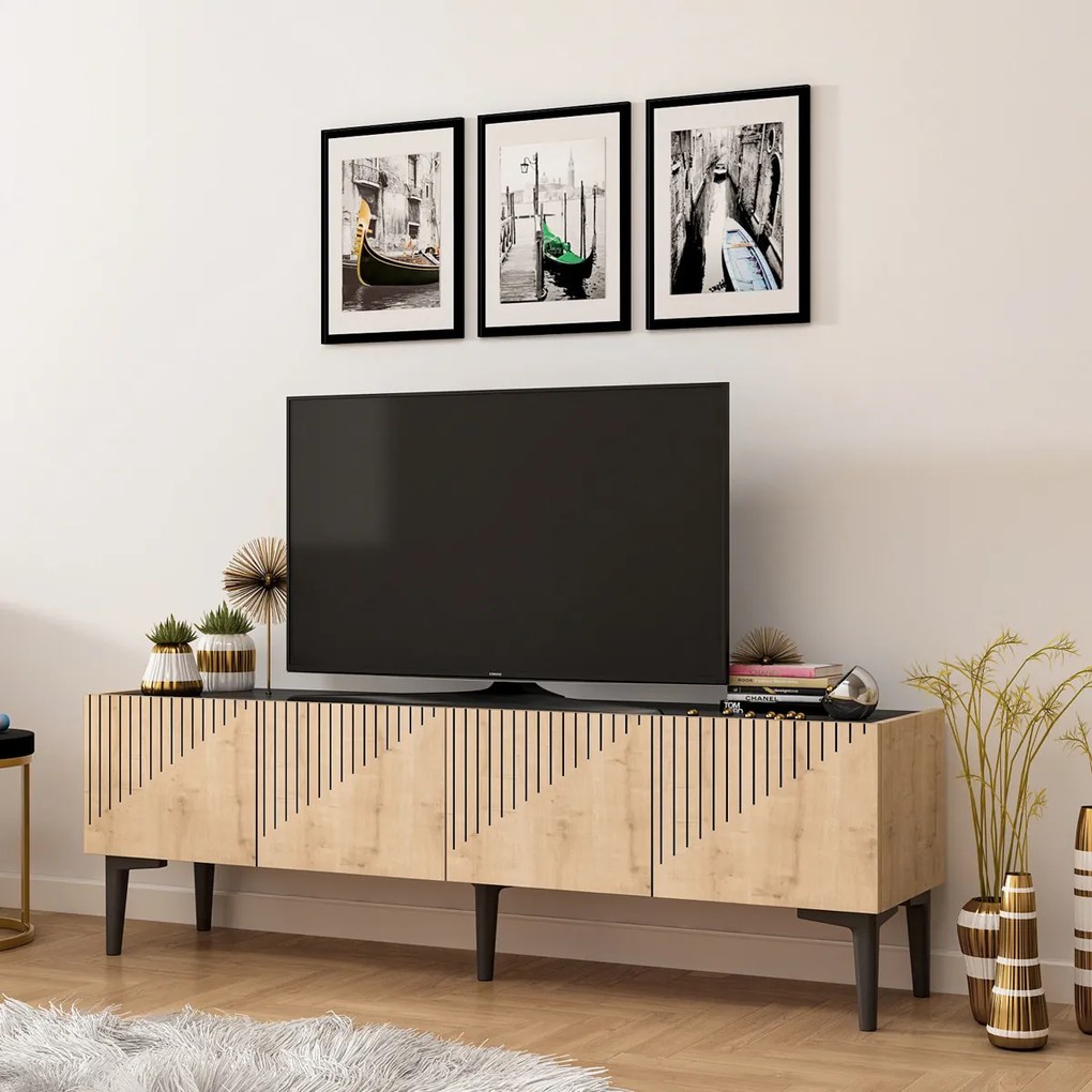 Stolik TV Draw Sapphire Oak
