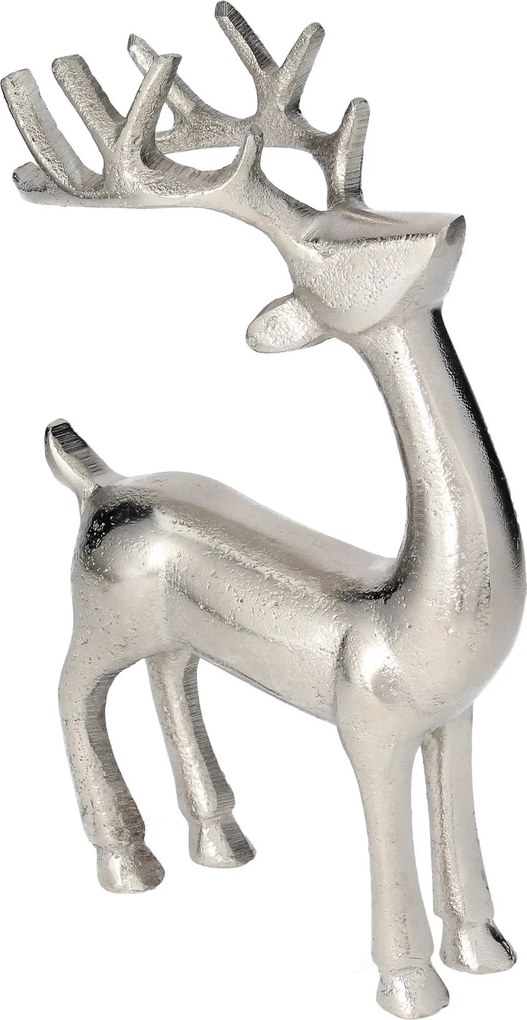 Figurka jelenia Silver Deer II 13x5x23 cm