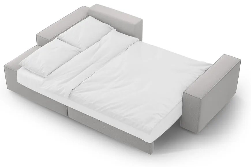 Jasnoszary rozkładany narożnik (lewostronny) Jodie – Micadoni Home