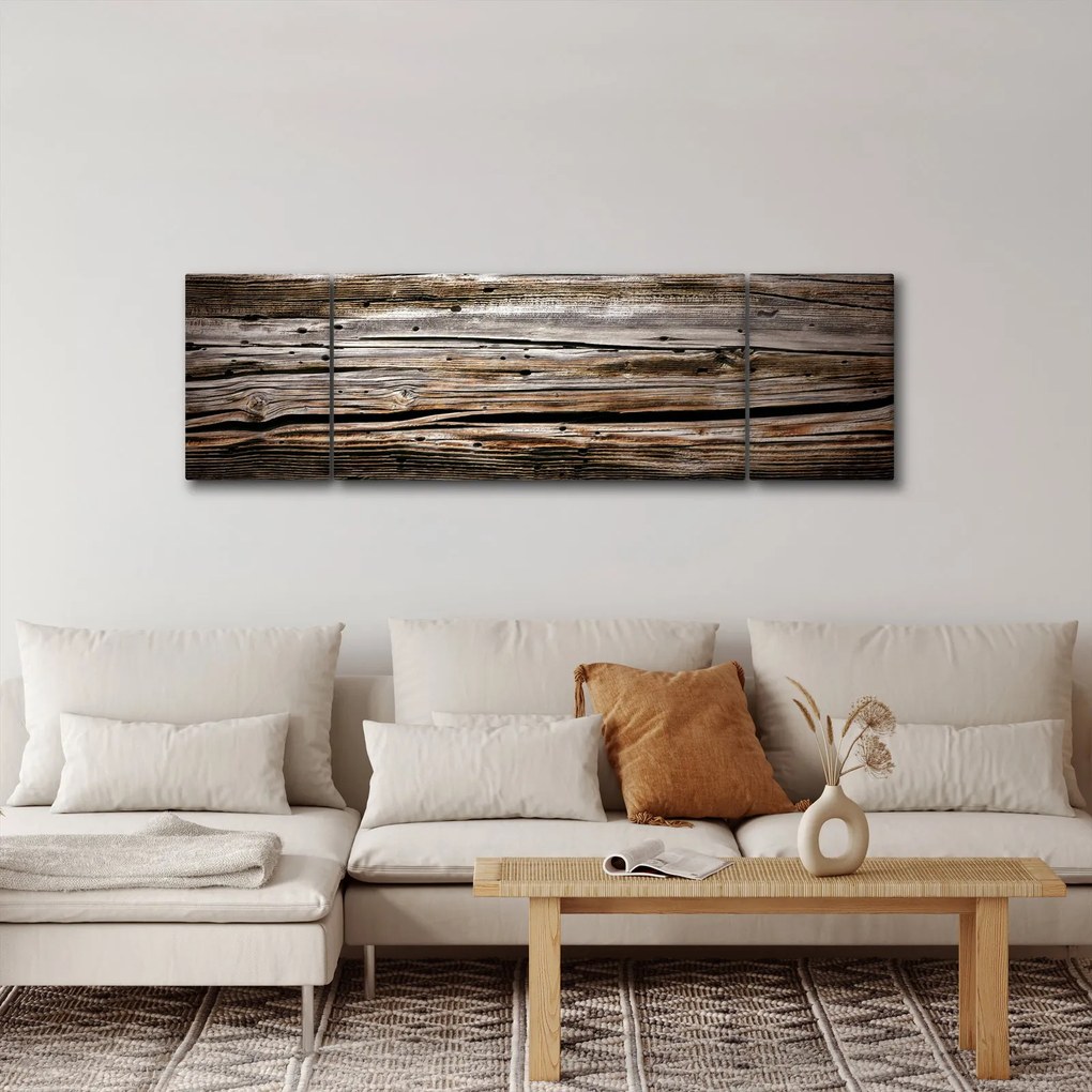 Obraz - drewno sezonowe (170x50 cm)