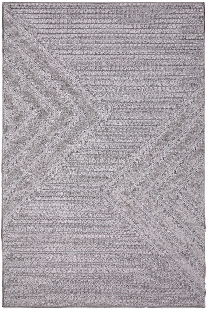 Dywan Carmen Geometryczny Szary 0F551A 080x150 Prostokąt