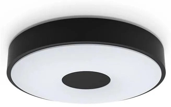 Philips COINER LED 24W 230V 2700K czarna lampa sufitowa z ściemniaczem