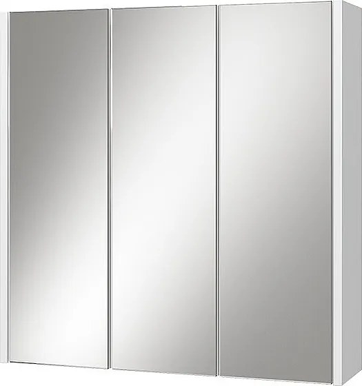 Szafka z lustrem w łazience biały 67.4x17x68 majest