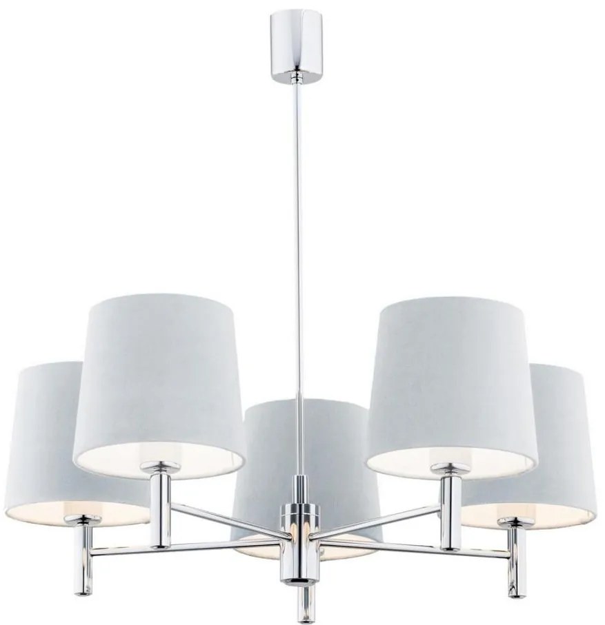 Argon 2076 - Lampa sufitowa BOLZANO 5xE27/15W/230V niebieska