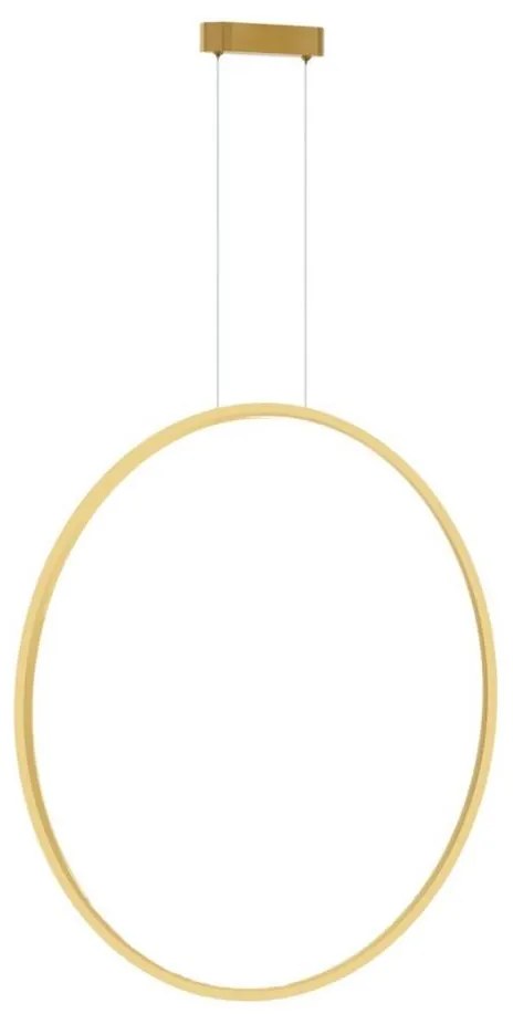 Lampa LED SATURNO LED/46W/230V pr. 80 cm IP44 złota