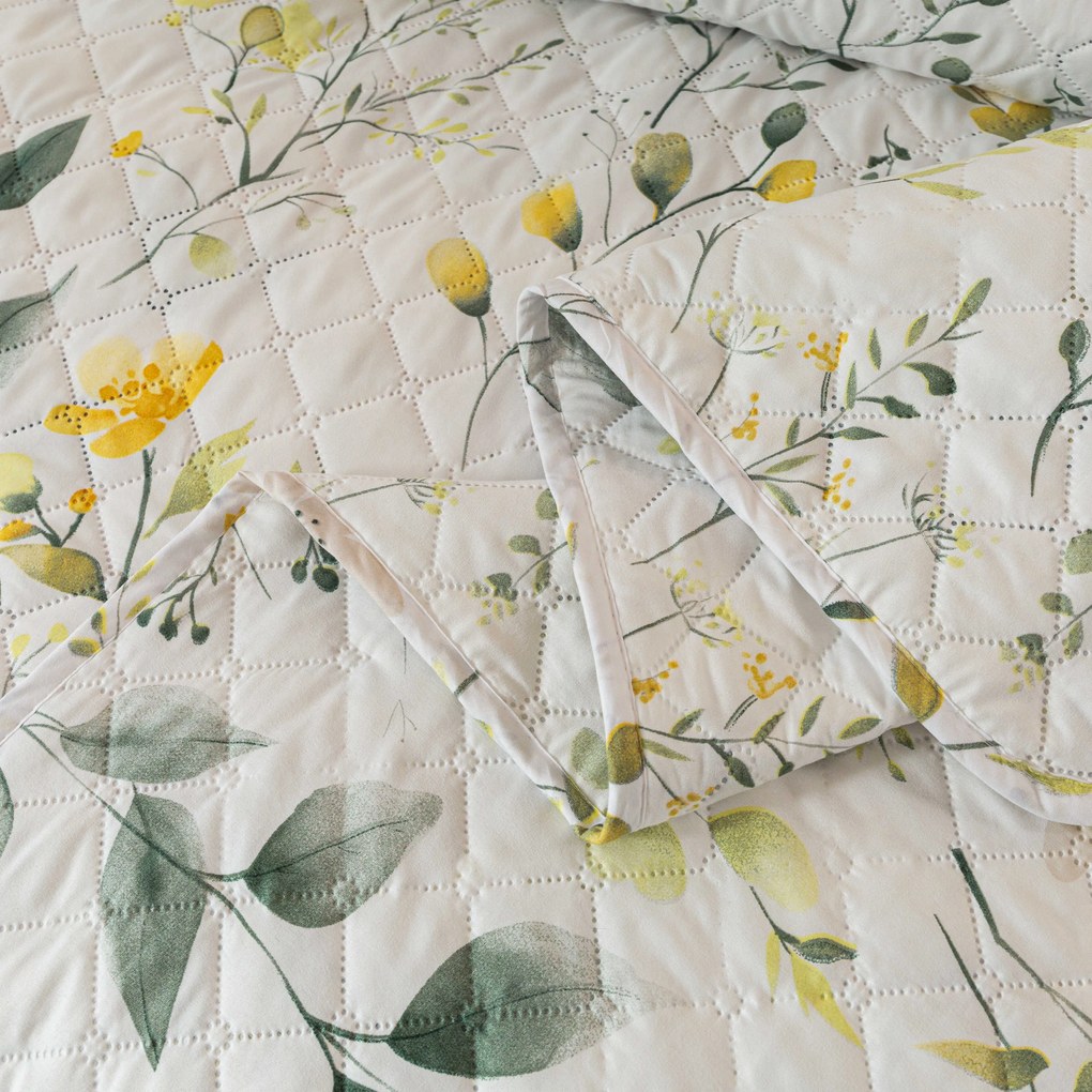 Narzuta na łóżko CITRUS GARDEN, biały Rozmiar: 170 x 210 cm