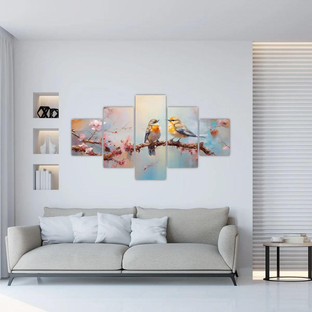 Obraz - Gołąbki (125x70 cm)
