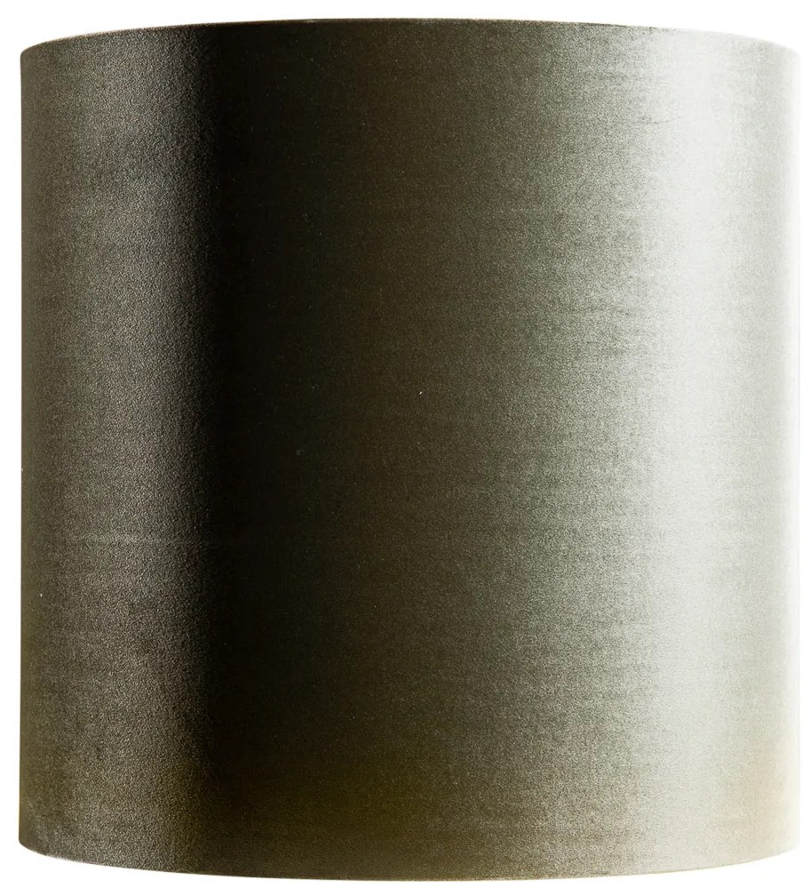 Abażur welurowy zielony ze złotym wnętrzem 40/40/40