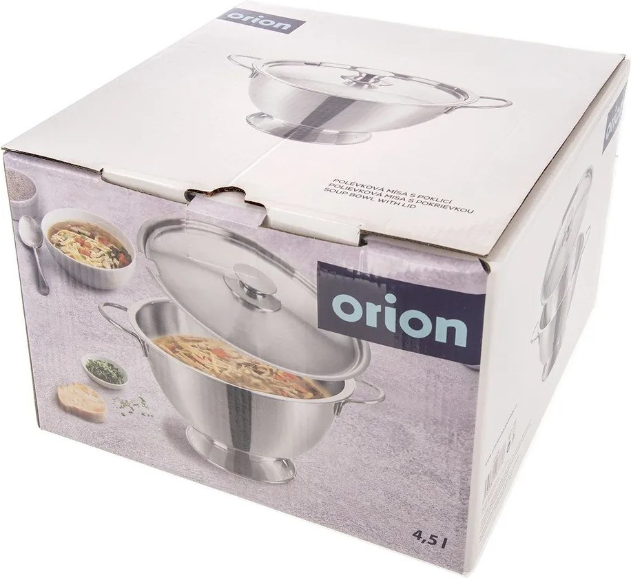 Misa ze stali nierdzewnej w kolorze srebra ø 26 cm – Orion