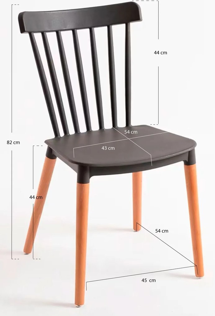 Zestaw 6 krzese Leka