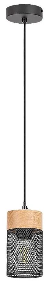 Rabalux 72041 - Lampa wisząca CALLUM 1xE27/25W/230V buk