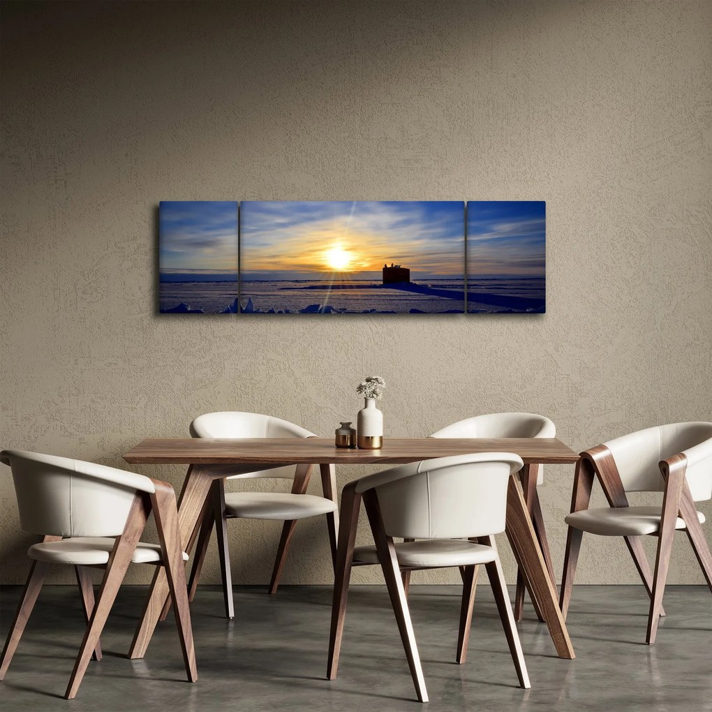 Obraz - krajobraz polarny (170x50 cm)