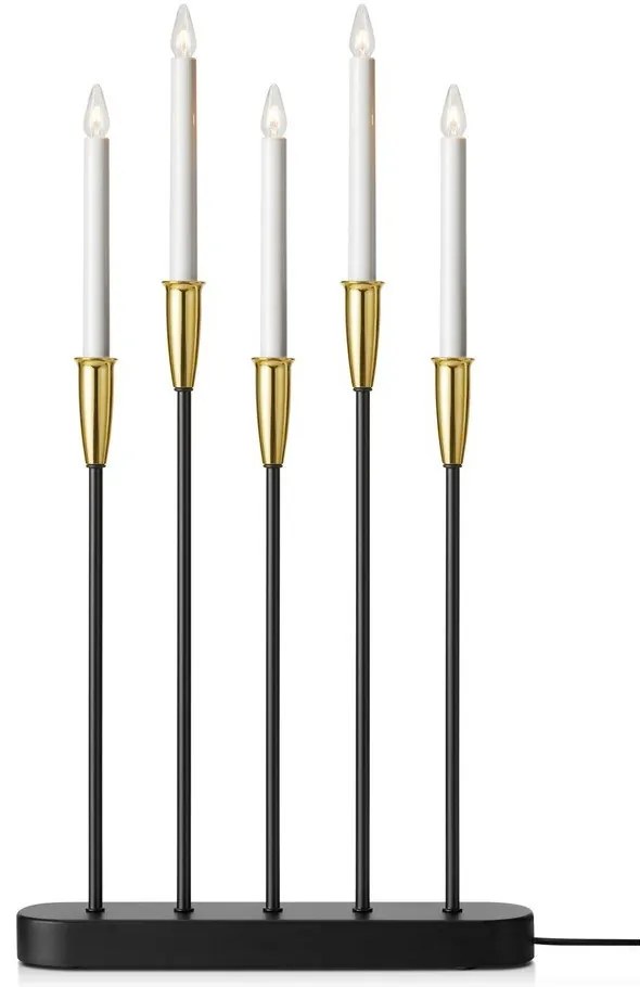 Czarna świąteczna dekoracja świetlna Nice – Markslöjd