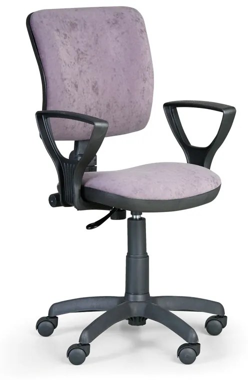 Krzesło biurowe MILANO II z podłokietnikami - szare