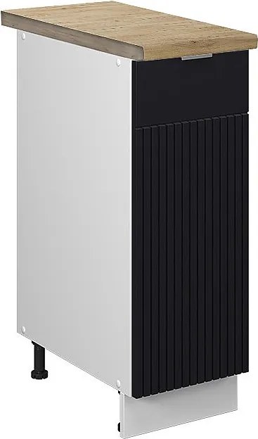 Szafka apteczna czarne paski 30x60x82 fame-line