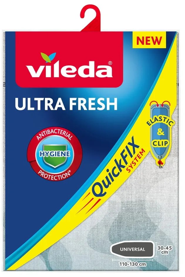 Niebiesko-szary pokrowiec na deskę do prasowania Vileda Ultra Fresh