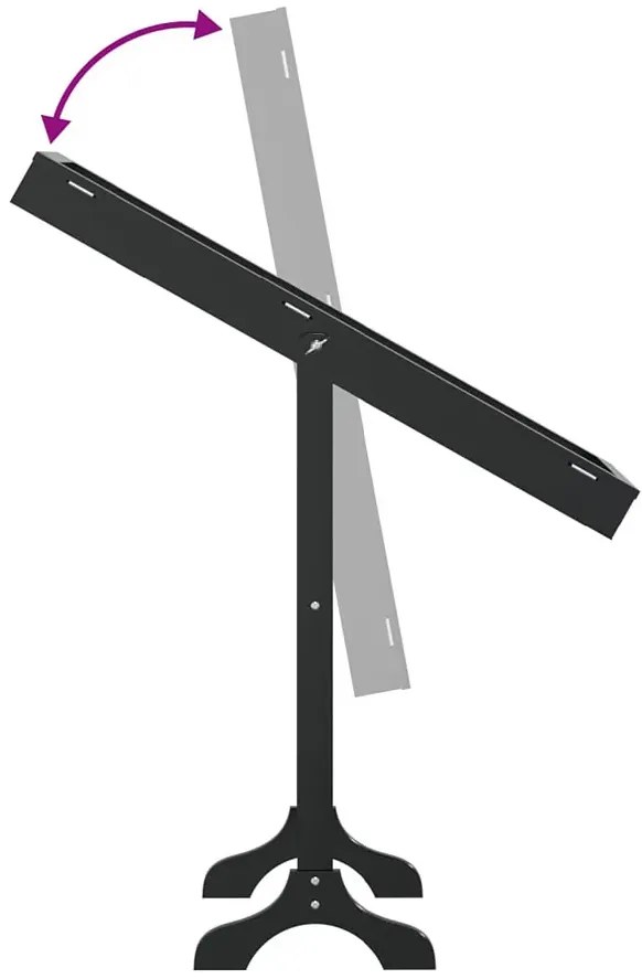 Czarne wysokie lustro ze schowkiem H1-L17