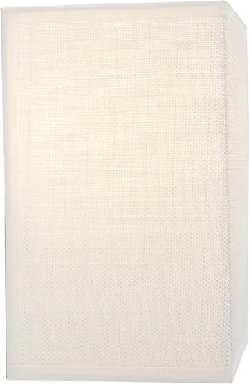 Nowoczesna lampa ścienna z juty biała - Vete