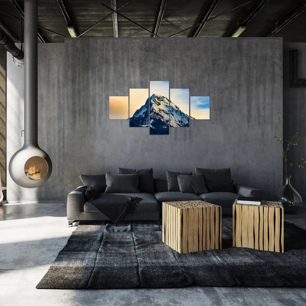 Obraz ośnieżonych gór, Nepal (125x70 cm)
