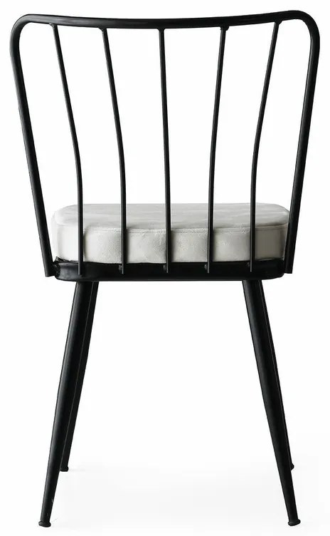 Zestaw krzeseł do jadalni Yildiz White, 4 szt.