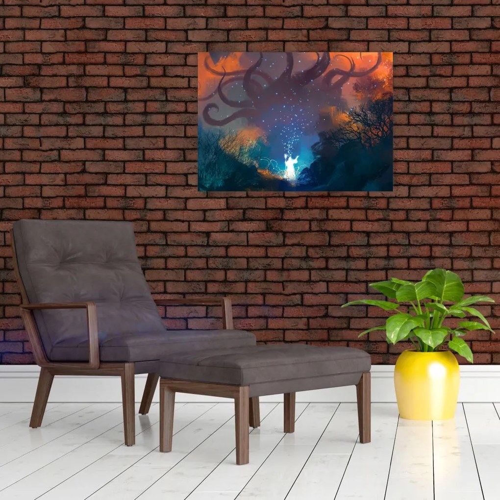 Obraz - Czarujący czarodziej (70x50 cm)
