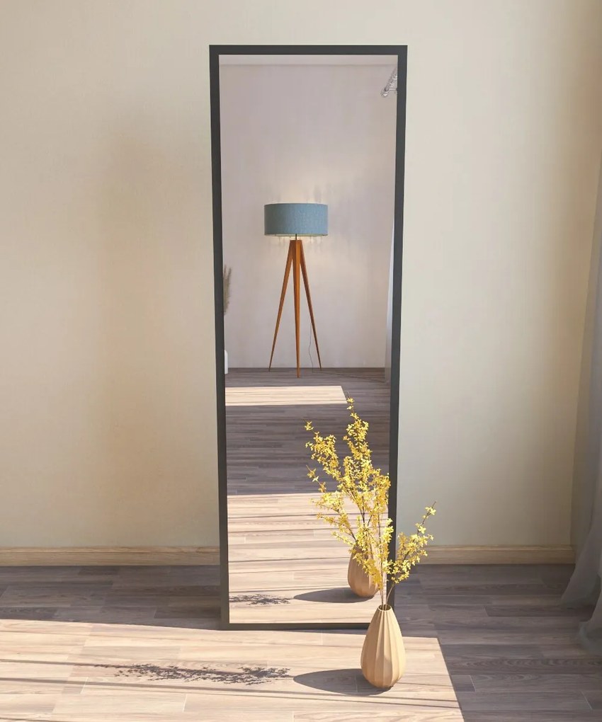 Lustro Tessa Black 50 x 160 cm