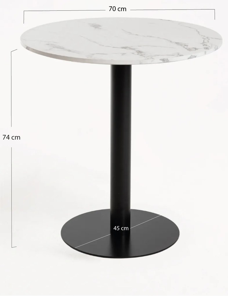 Stó Firro Okrgy 70cm Czarny