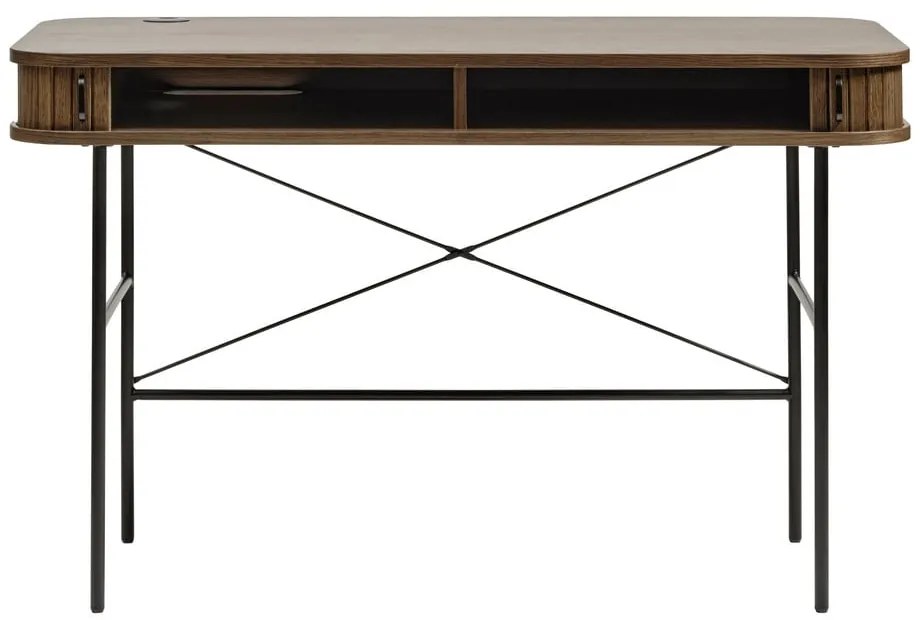 Biurko w dekorze dębu 60x120 cm Nola – Unique Furniture