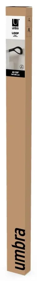 Stalowy regulowany karnisz 107 - 305 cm Loop – Umbra