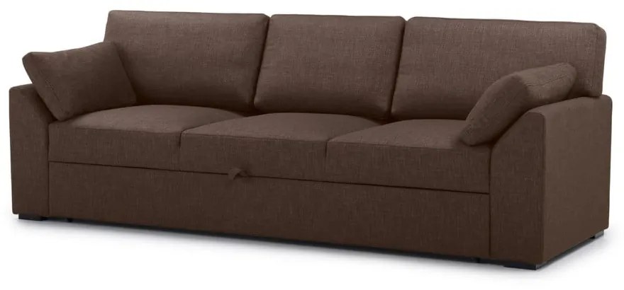 Brązowa rozkładana sofa 233 cm Janson – Scandic