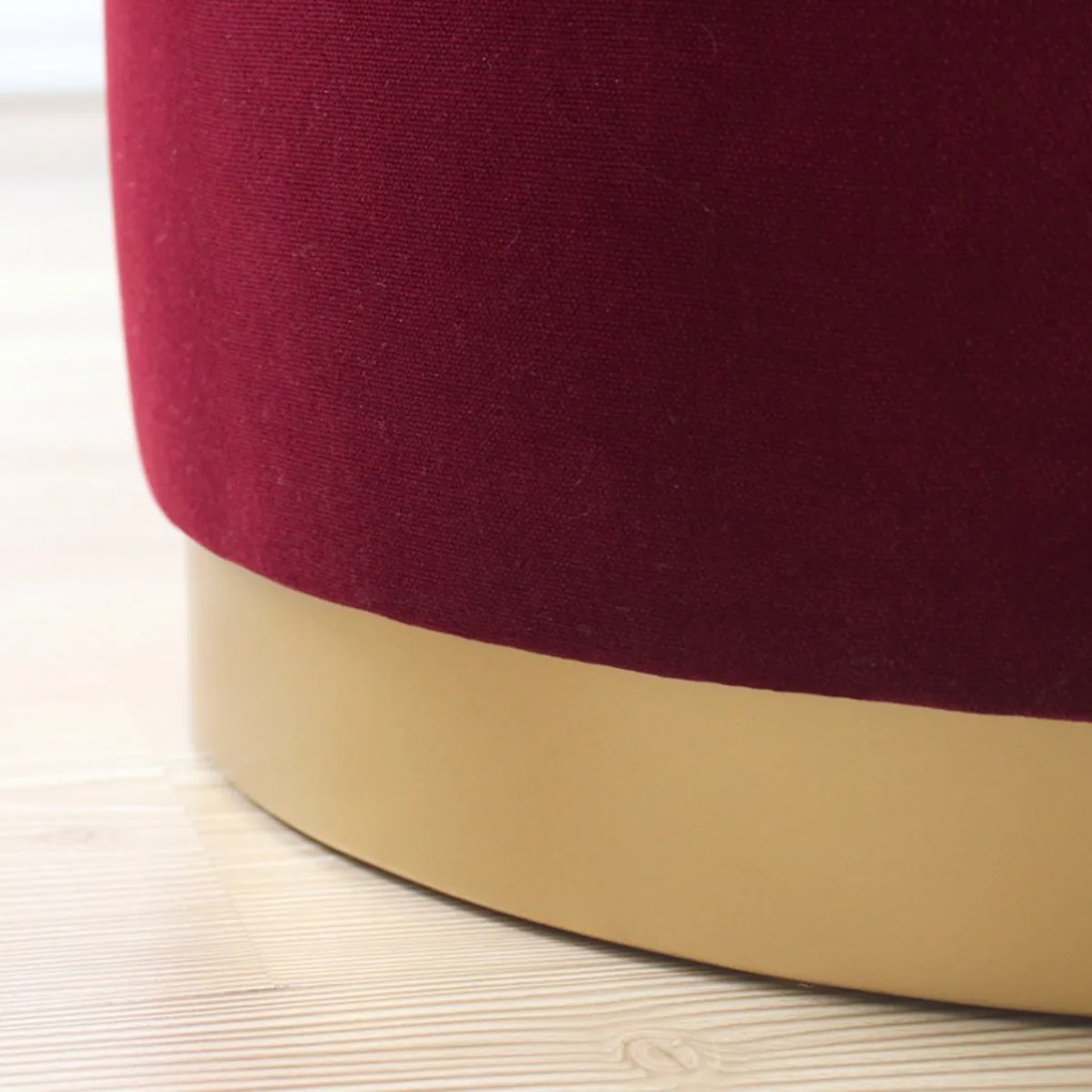 Stołek Dover Claret Red