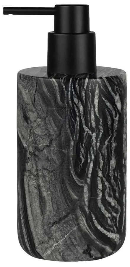 Czarny marmurowy dozownik do mydła 0.2 l Marble – Mette Ditmer Denmark