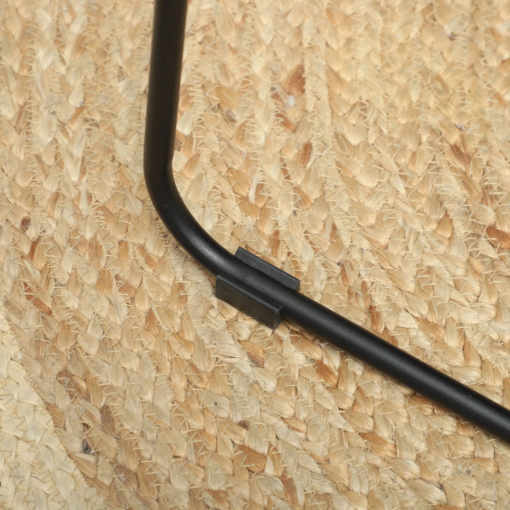 HOMCOM Pełnowymiarowe Lusterko bez Ramy, Wolnostojące/Montaż Ścienny, Metalowy Stojak, 50x150 cm, Czarne