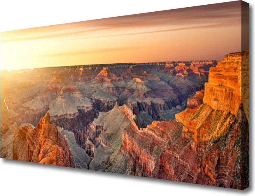 Obraz na płótnie Majestatyczne Pasmo Górskie