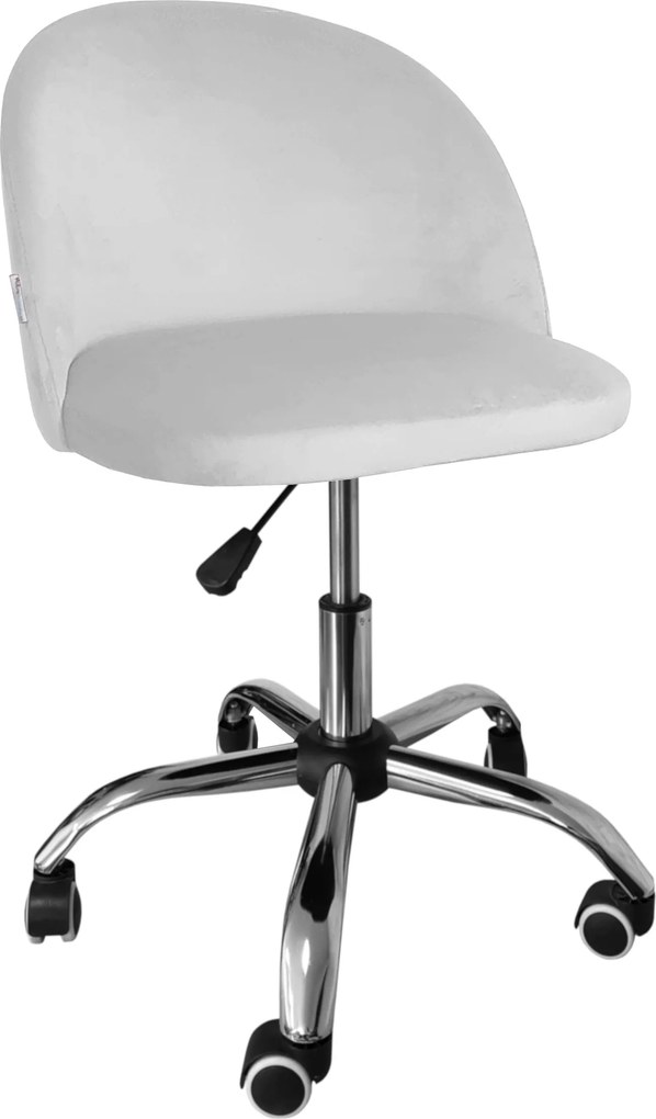 Fotel obrotowy COLIN krzesło biurowe fotel ergonomiczny do biurka : Kolor Stelaża - Chrom, Kolor tkaniny - VELVET - MG39, Typ siedziska - Siedzisko obrotowe 360°, Typ tkaniny - Velvet
