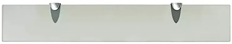 Mleczna podwieszana półka szklana 60x10 - Imker