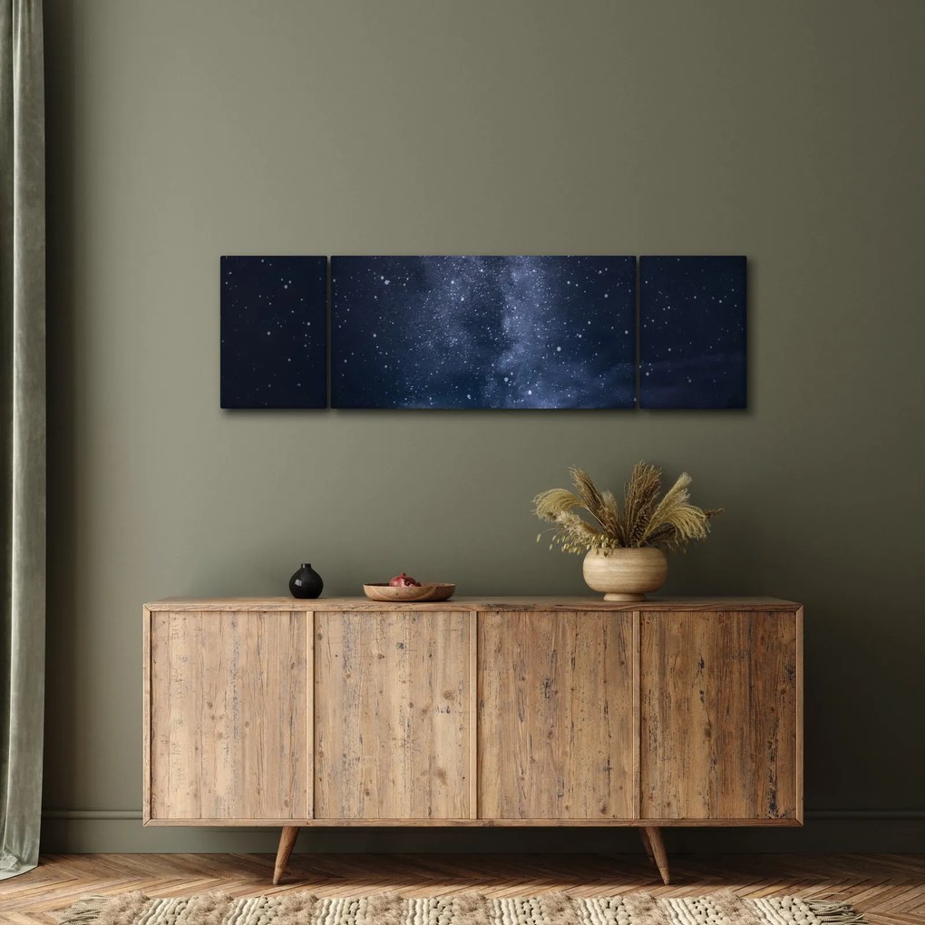 Obraz gwiaździstego nieba (170x50 cm)