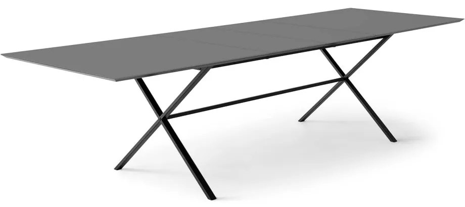 Antracytowy rozkładany stół 100x210 cm Meza – Hammel Furniture