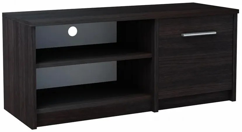 Szafka Rtv Z Półkami I Drzwiczkami Wenge D3-T96