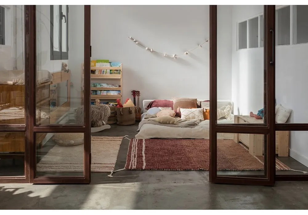 Ceglasty bawełniany dywan 80x140 cm Twin Toffee – Lorena Canals