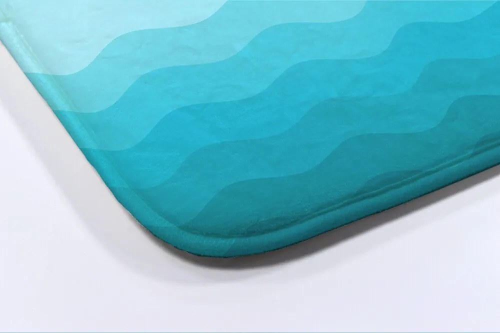 Dywanik antypoślizgowy do łazienki Dywanik antypoślizgowy do łazienki Geometryczne Fale