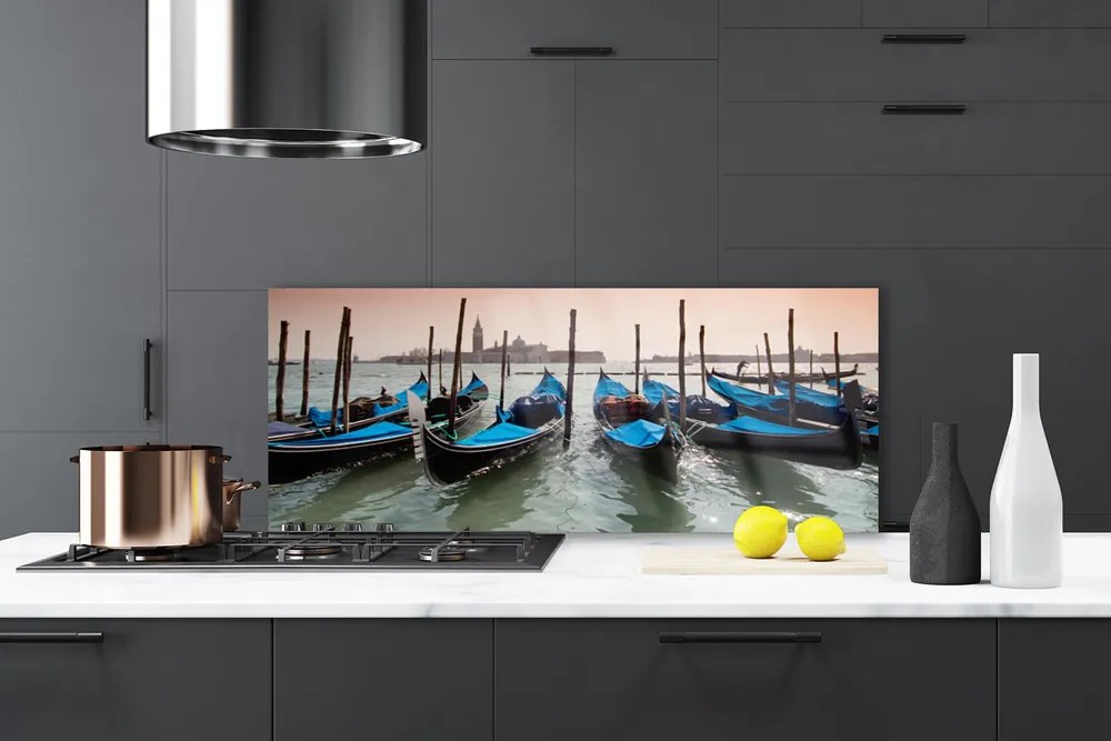 Panel nad blat kuchenny Przystań Łodzi nad Kanałem