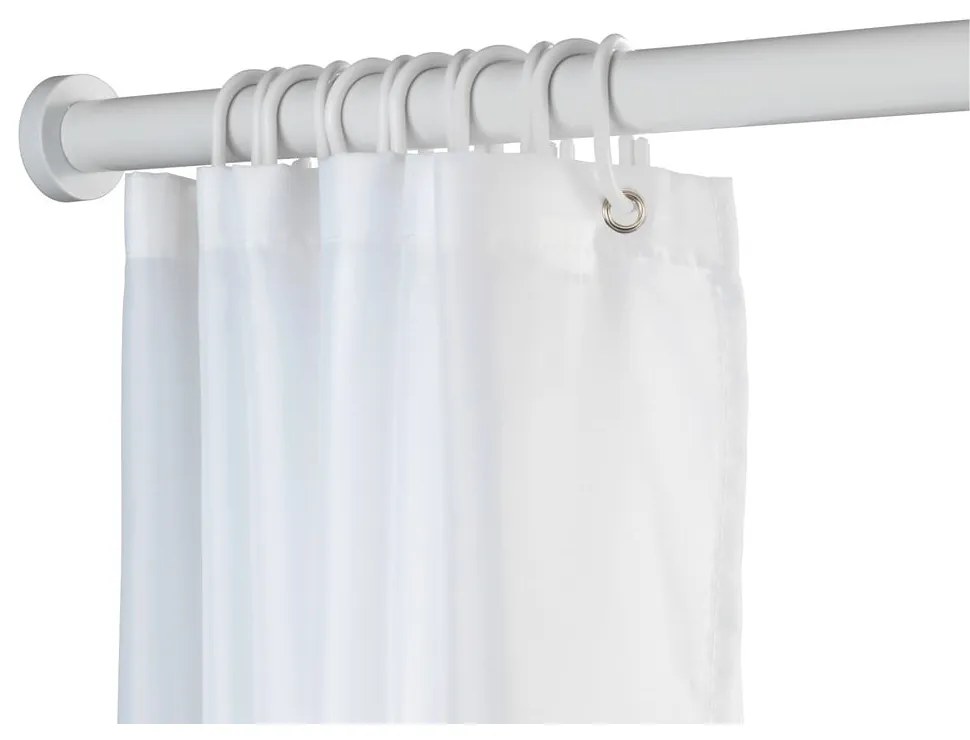 Biały drążek teleskopowy do łazienki Wenko Luz, dł. 70-115 cm
