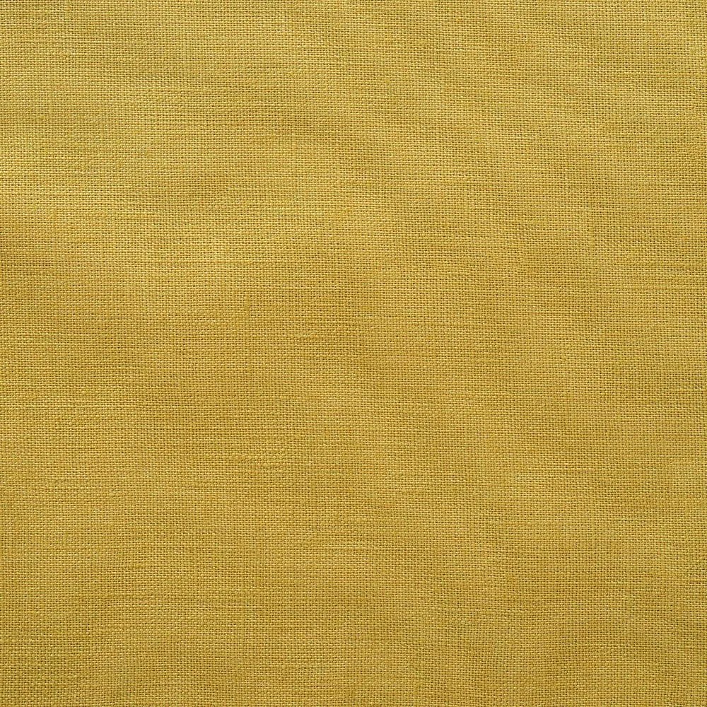 Żółta lniana zasłona 140x200 cm Lemon Curry – Linen Tales