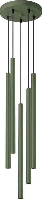 Zielona stylowa lampa wisząca M088 D5-F30