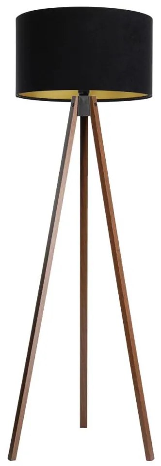Lampa stojąca STANDART 1xE27/60W/230V czarna/wenge