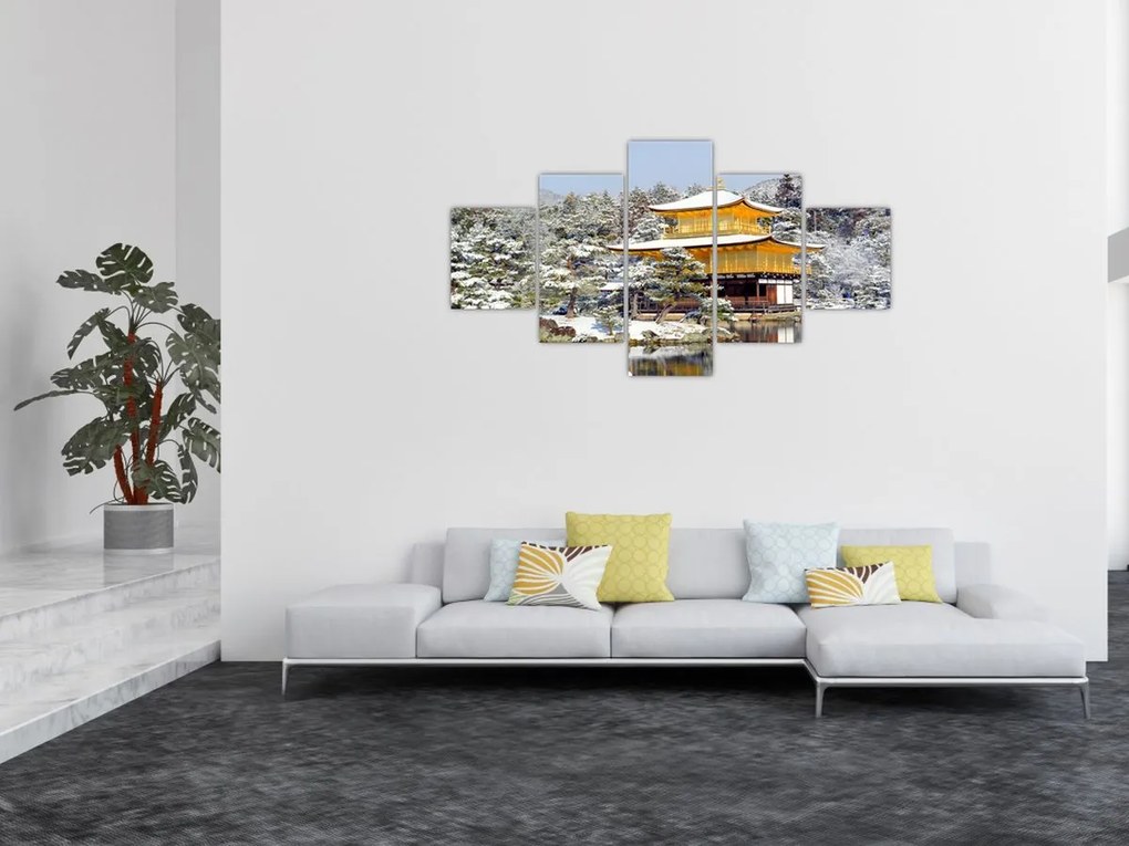 Obraz - Kinkakuji, Japonia (125x70 cm)
