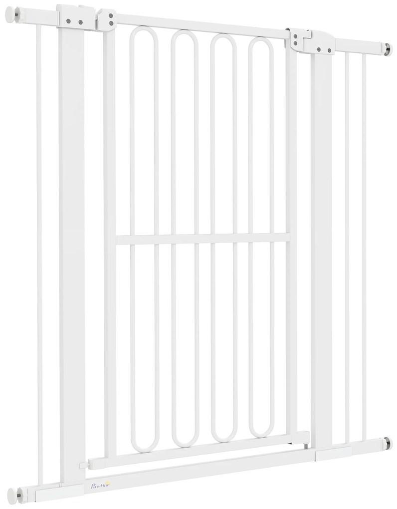 PawHut Bramka ochronna dla psów, 76-104 cm, bez wiercenia, bramka schodowa