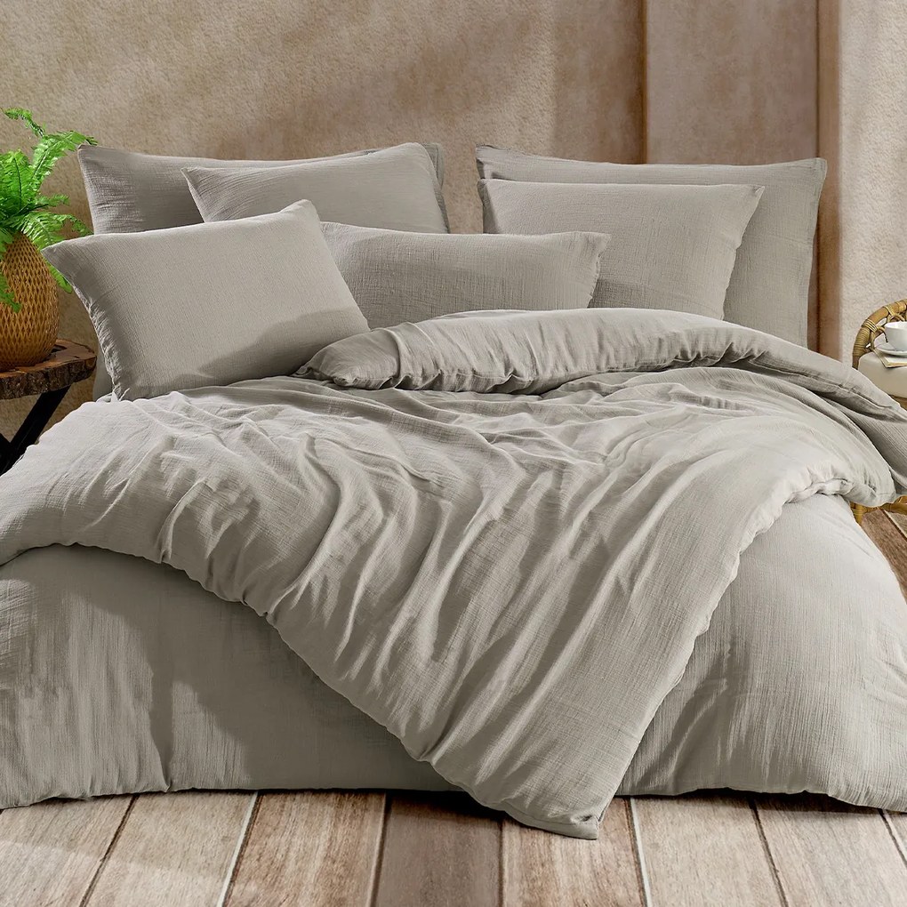 4Home Pościel muślinowa Sand, 140 x 220 cm, 70 x 90 cm