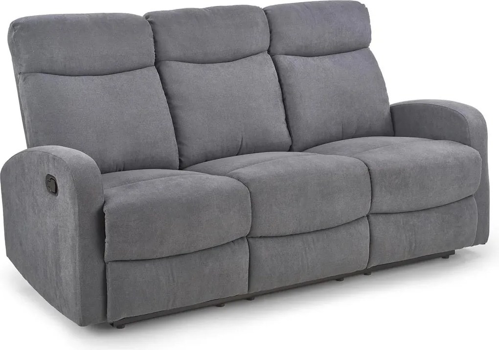 Sofa trzyosobowa rozkładana popielata D5-Z96
